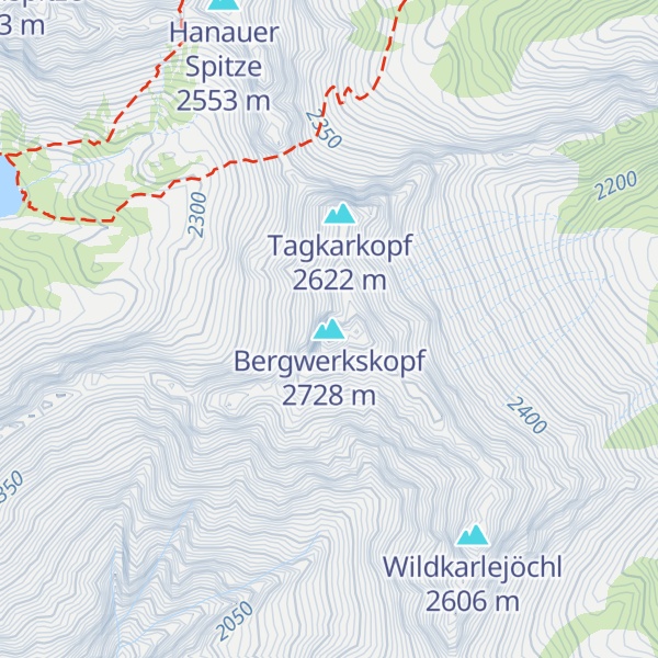 Map of Bergwerkskopf
