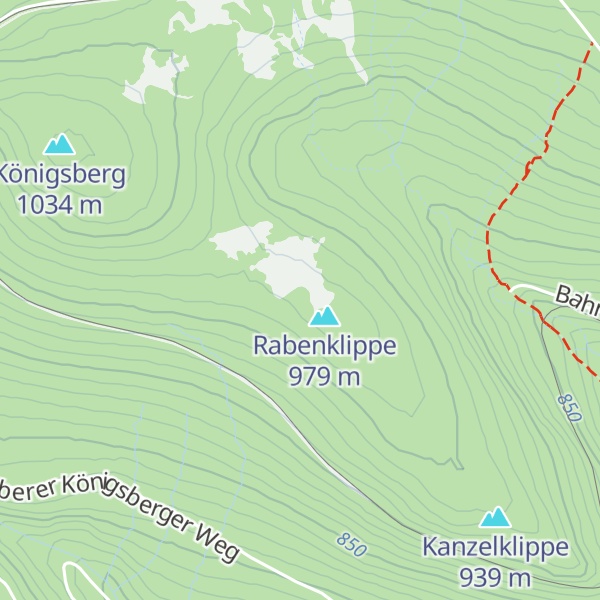 Map of Kesselklippe