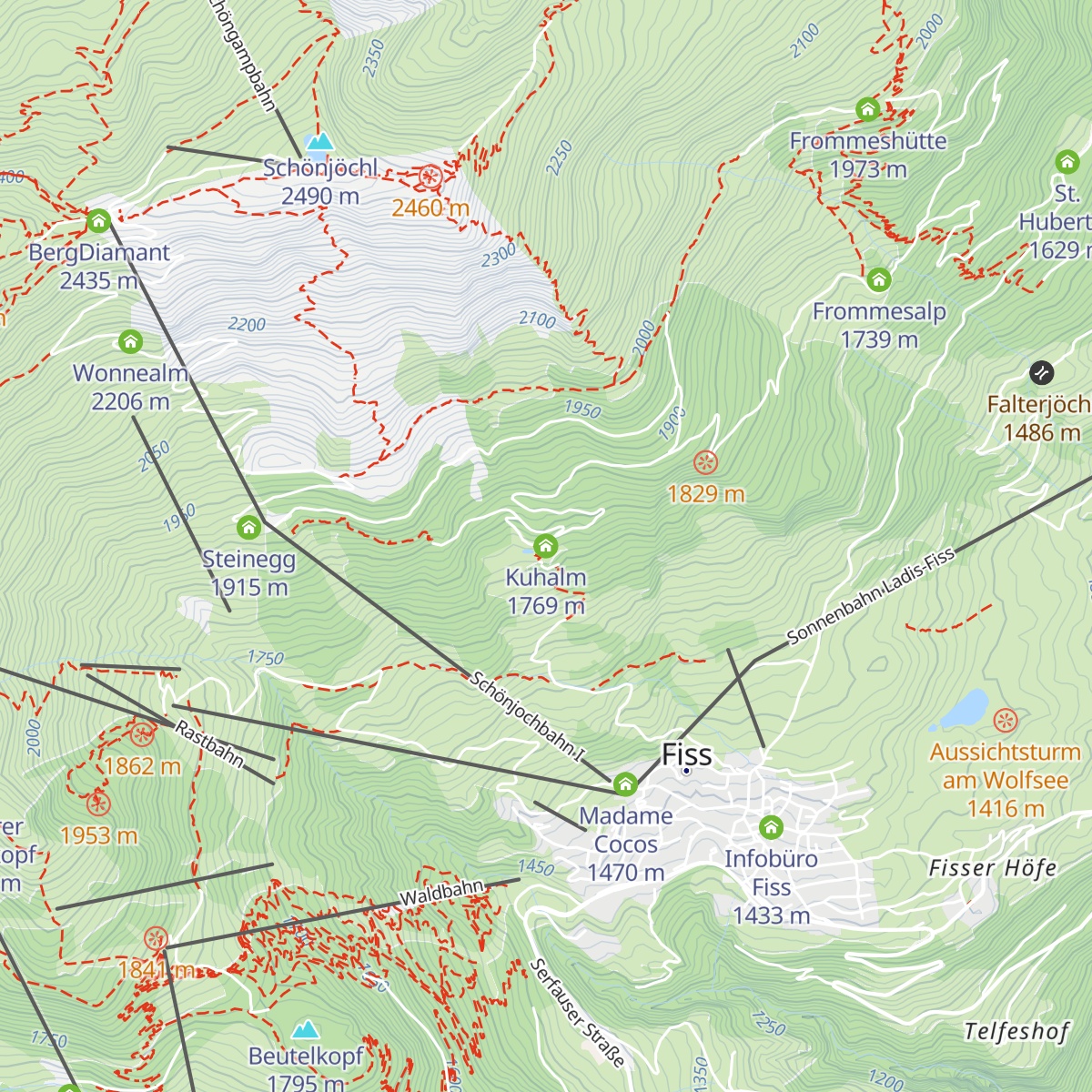 Kuhalm map
