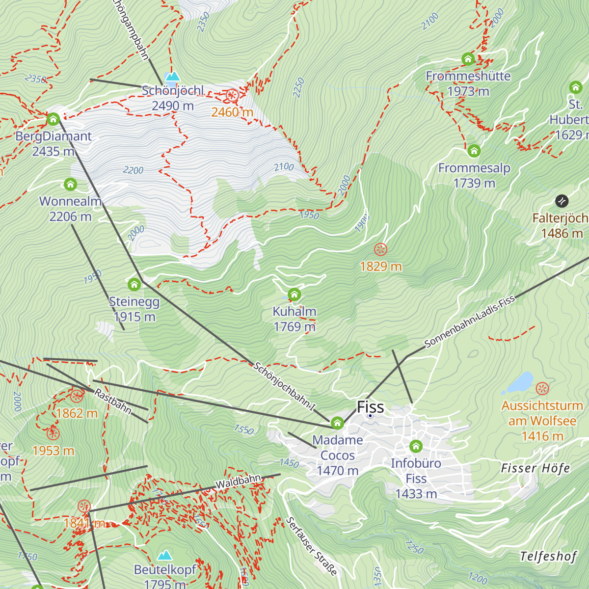 Kuhalm map