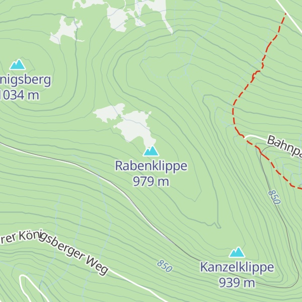 Map of Rabenklippe