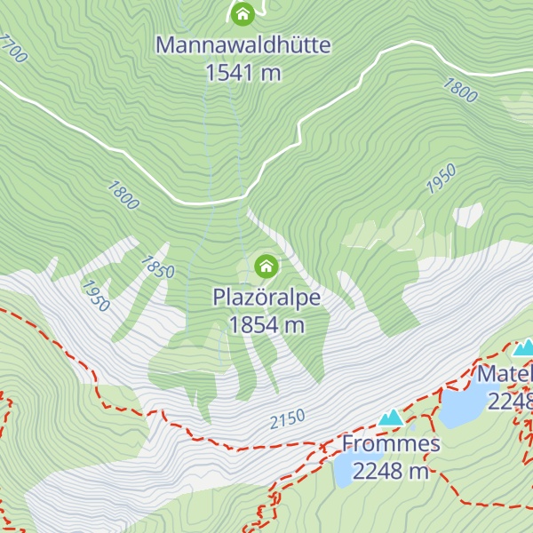 Map of Plazöralpe