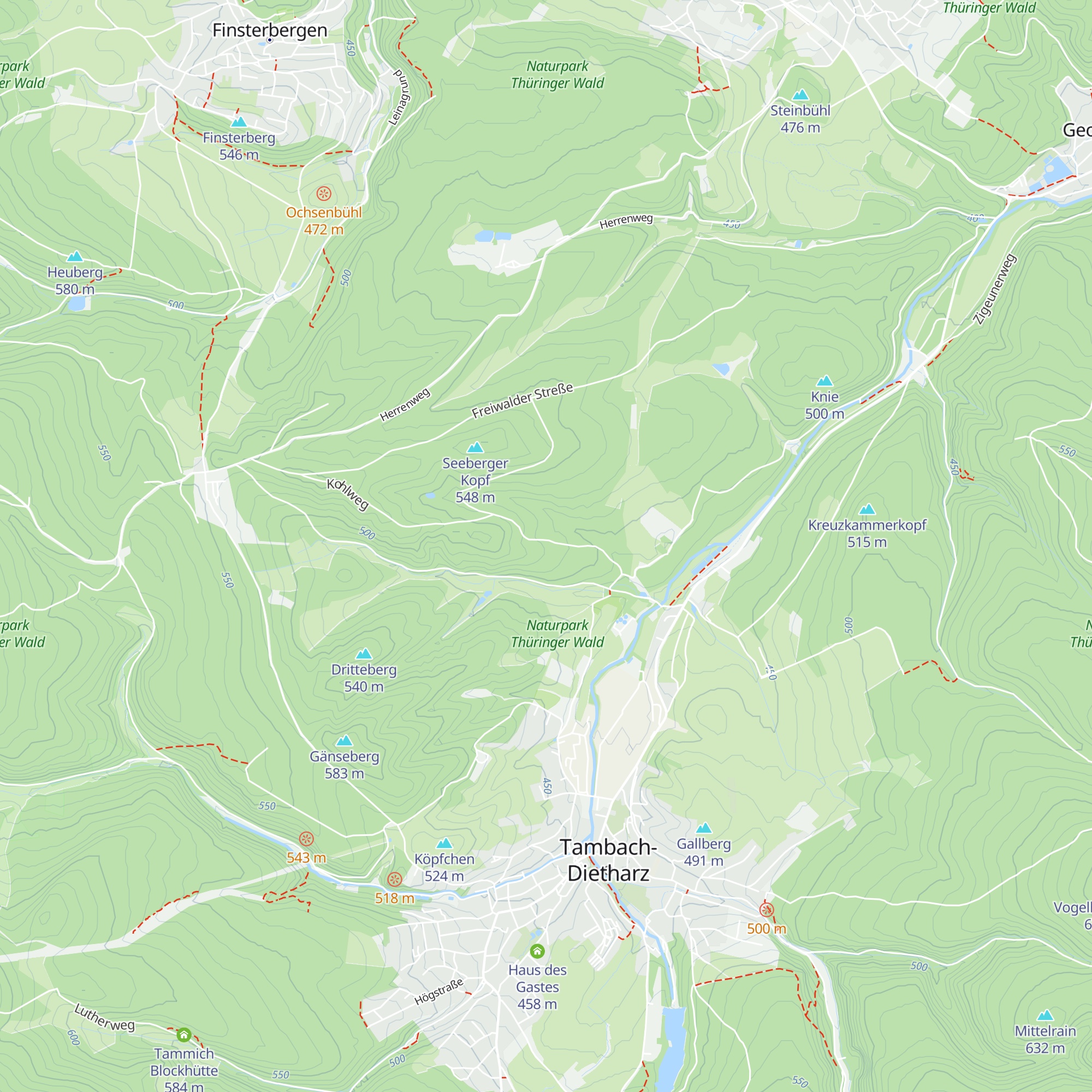 Seeberger Hütte map