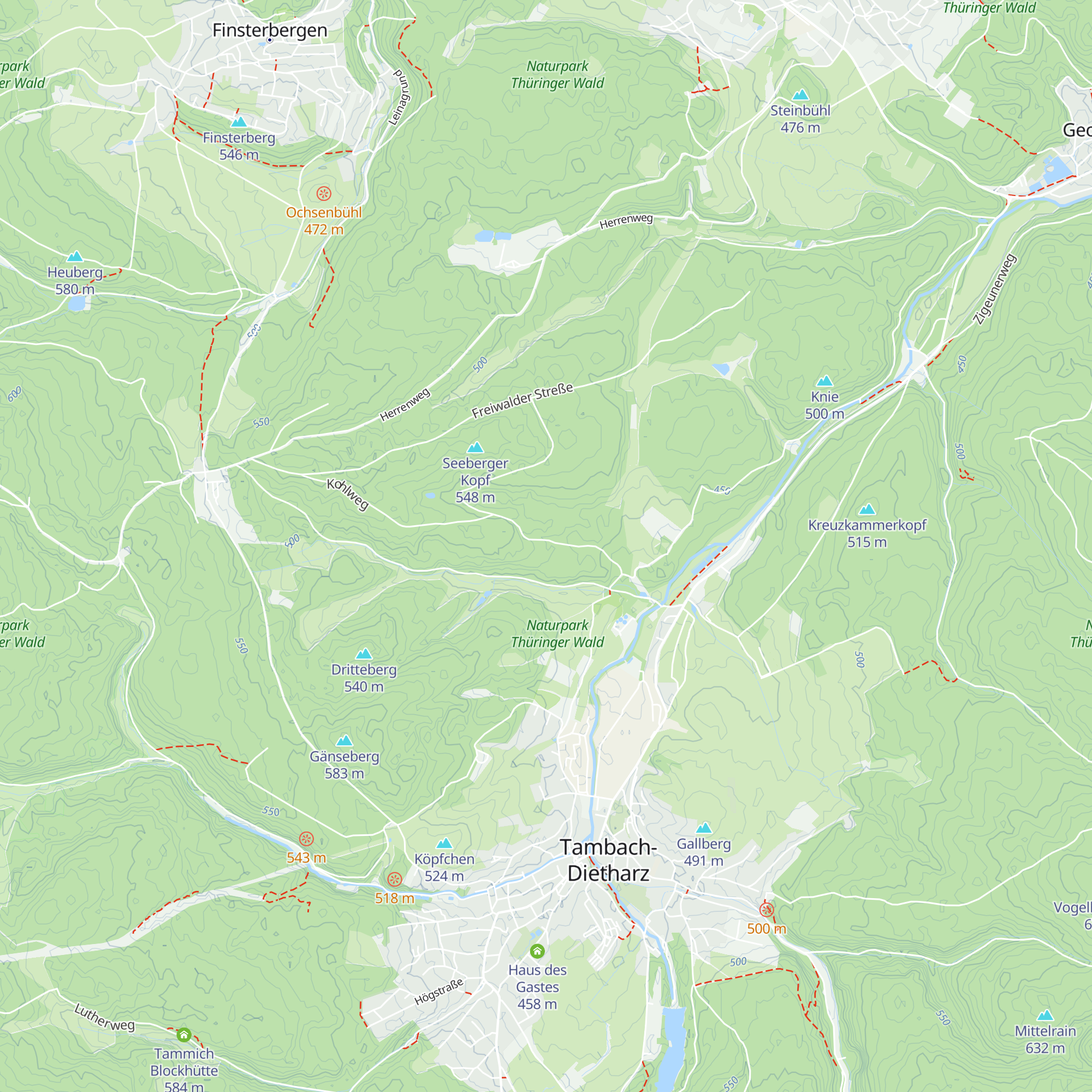 Seeberger Hütte map