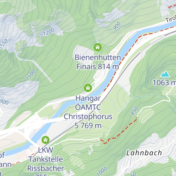 Map of Hangar ÖAMTC Christophorus 5