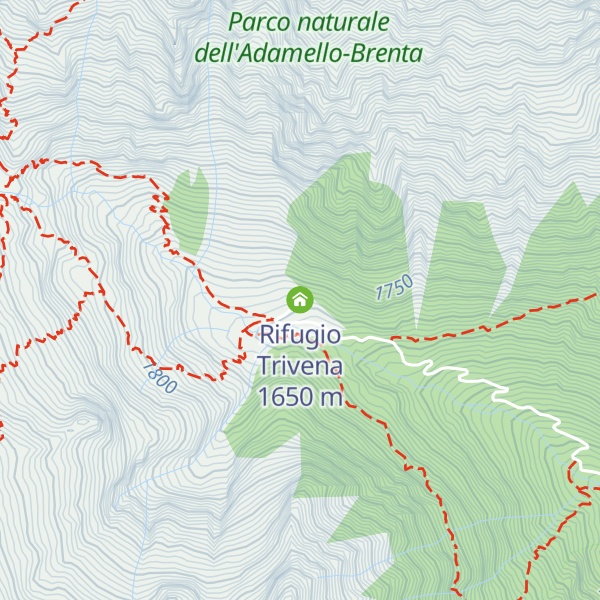 Map of Rifugio Trivena