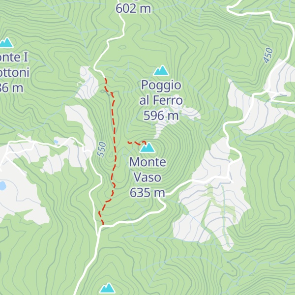 Map of Monte Vaso