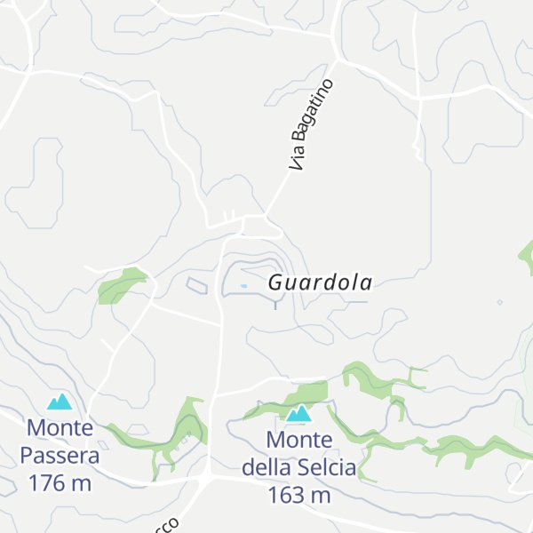 Map of Monte Zocco