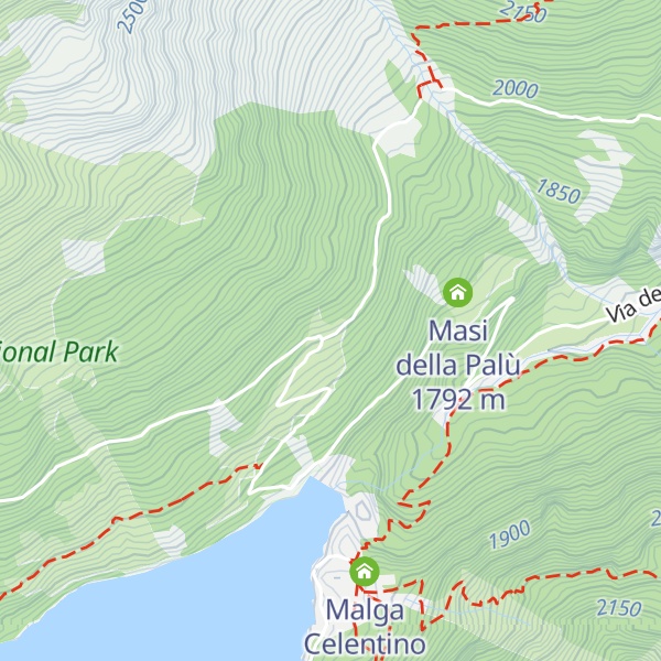 Map of Malga Giumella