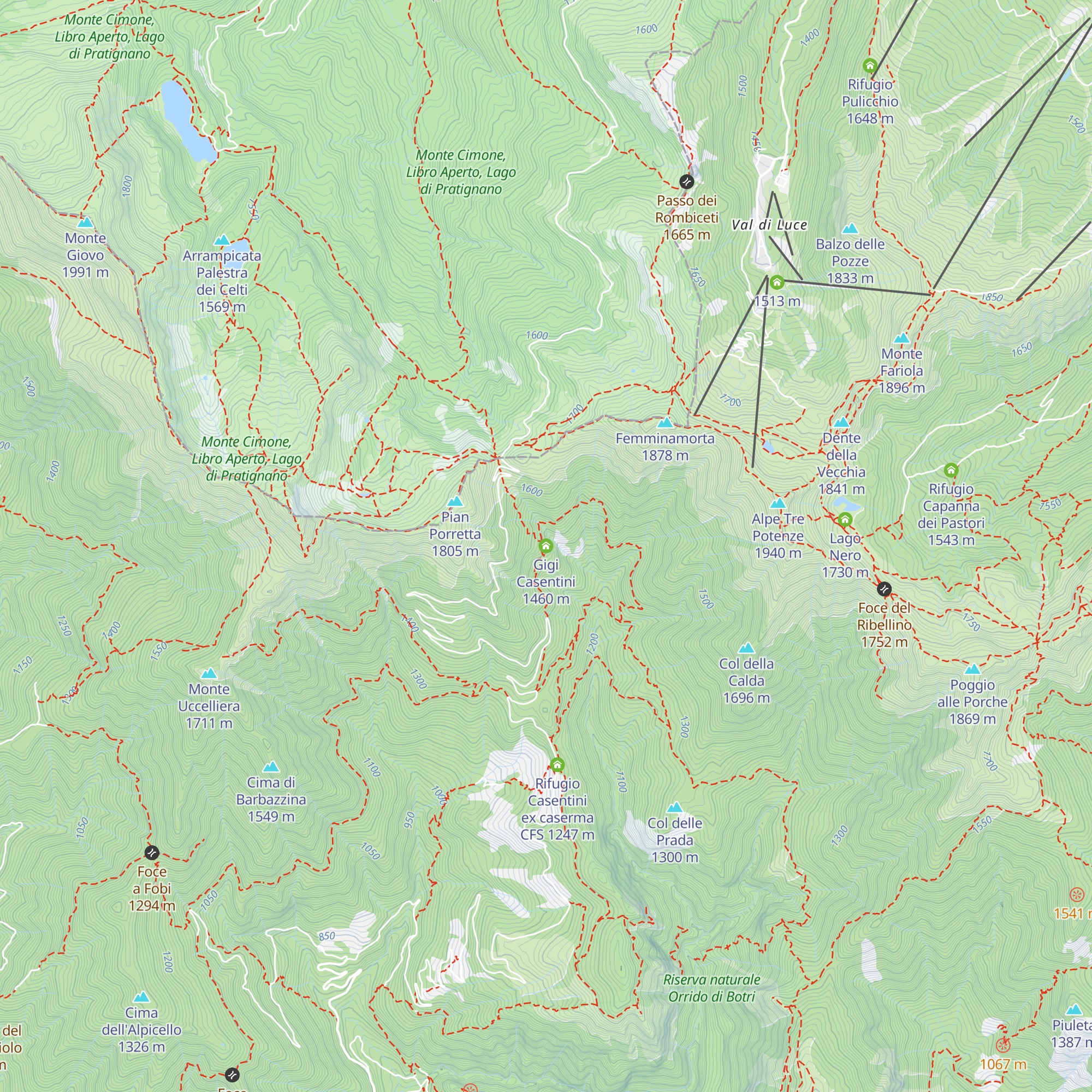Gigi Casentini map
