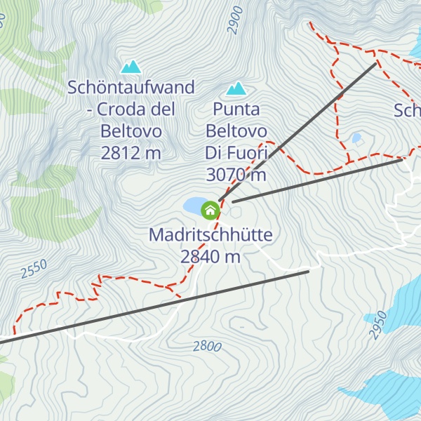 Map of Madritschhütte
