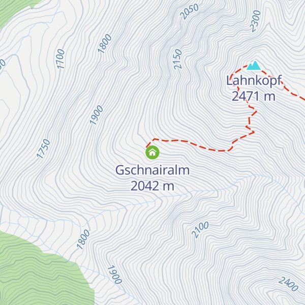 Map of Gschnairalm