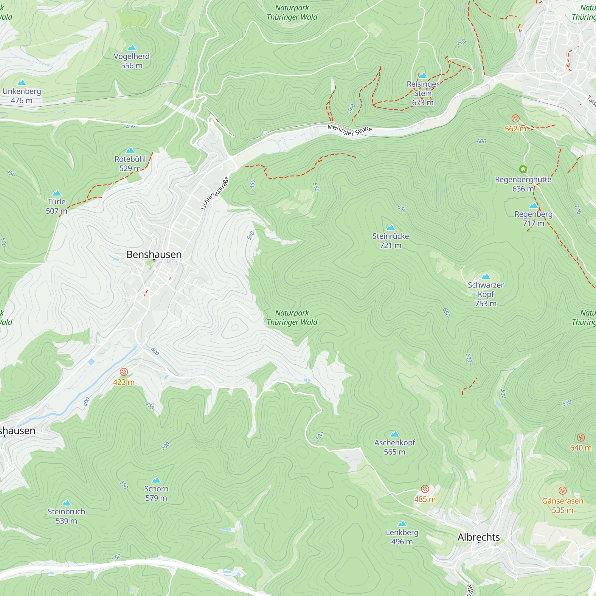 Hütte am Dachsbau map