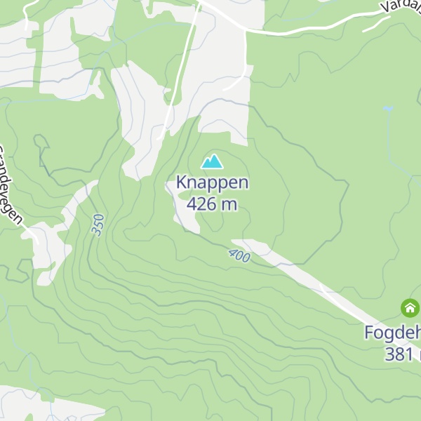 Map of Knapphaugen
