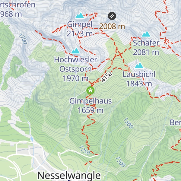 Map of Gimpelhaus