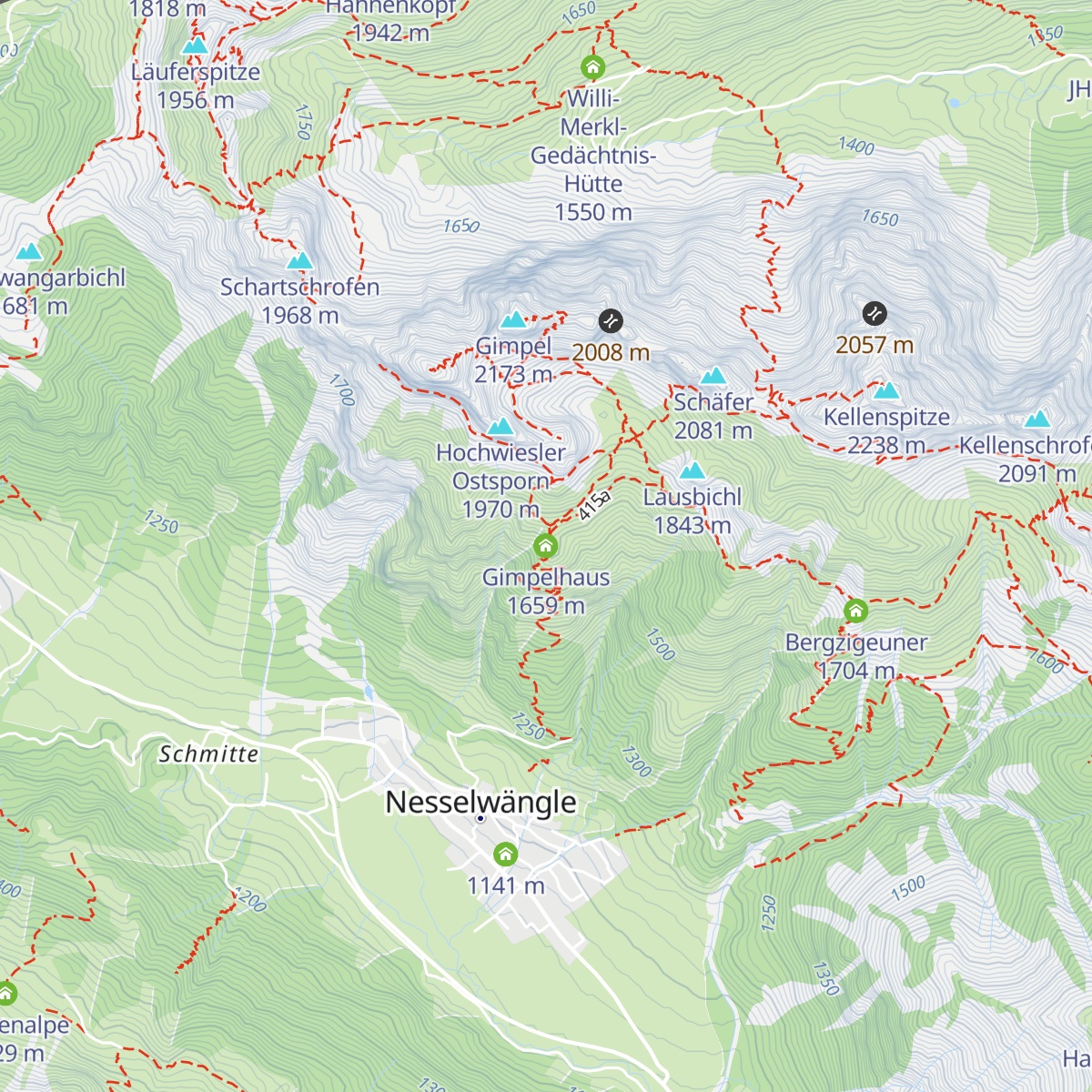 Gimpelhaus map