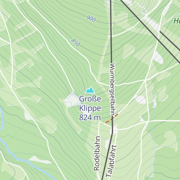Map of Große Klippe