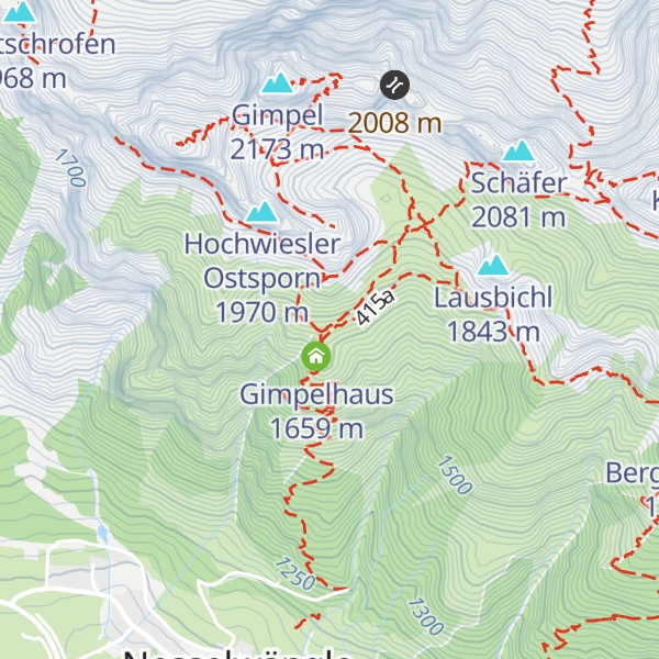 Map of Gimpelalpe
