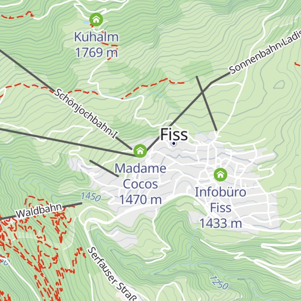 Map of Sport/Cafe Krismer