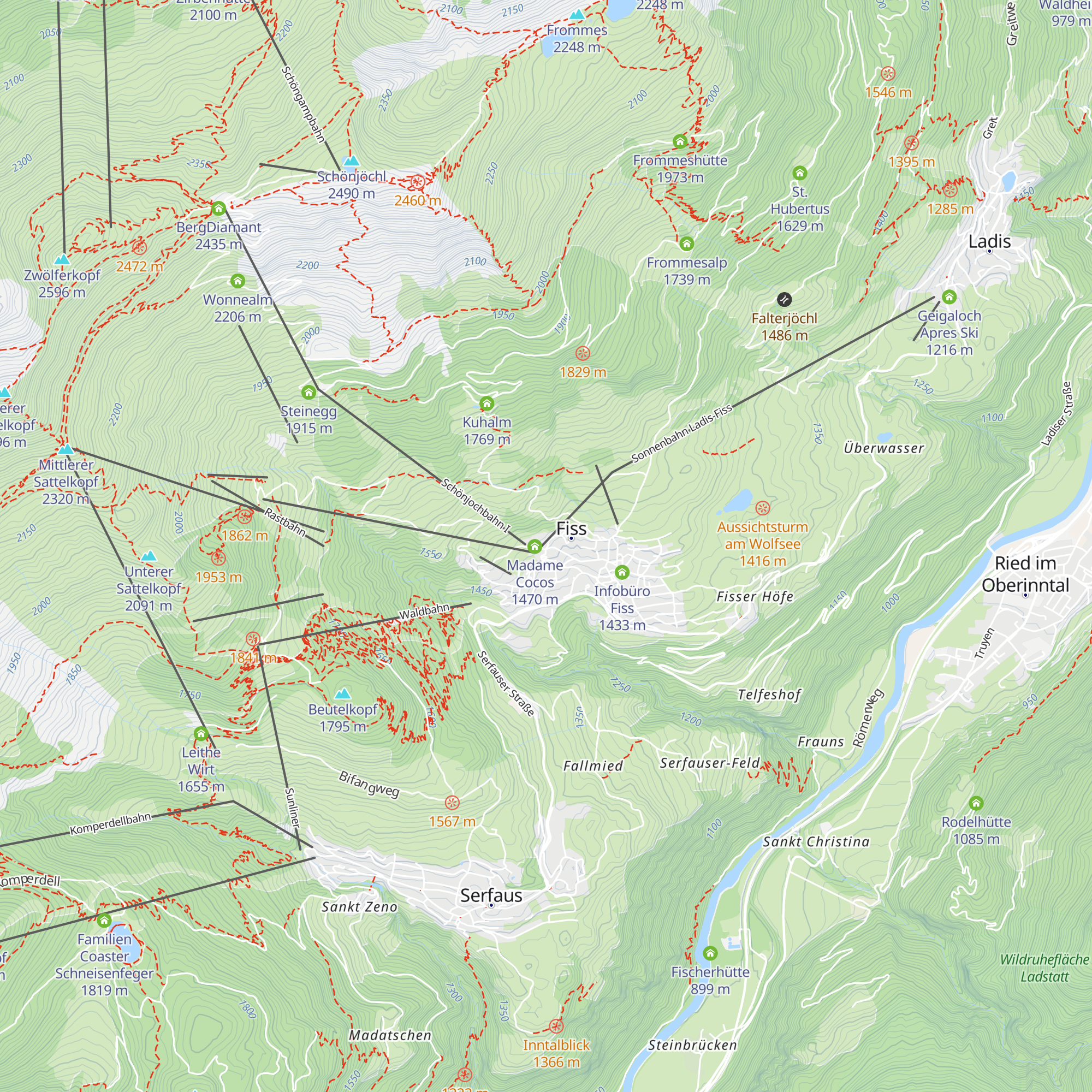 Sport/Cafe Krismer map
