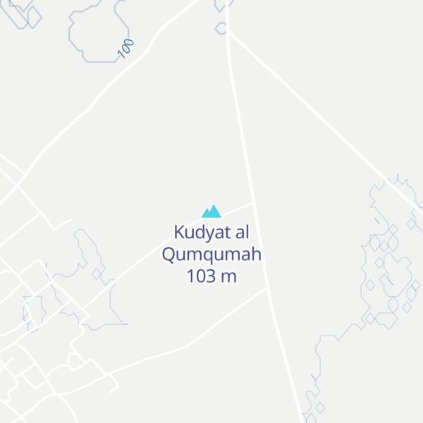 Map of Kudyat al Qumqumah