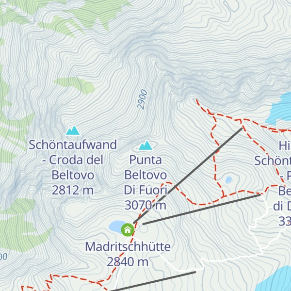 Map of Punta Beltovo Di Fuori