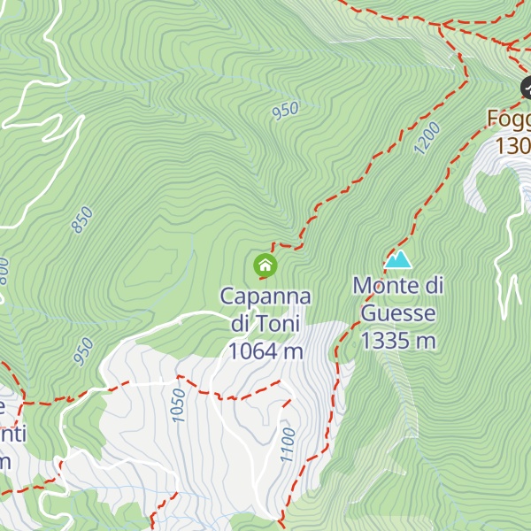 Map of Capanna di Toni