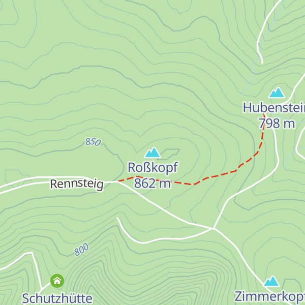 Map of Roßkopf