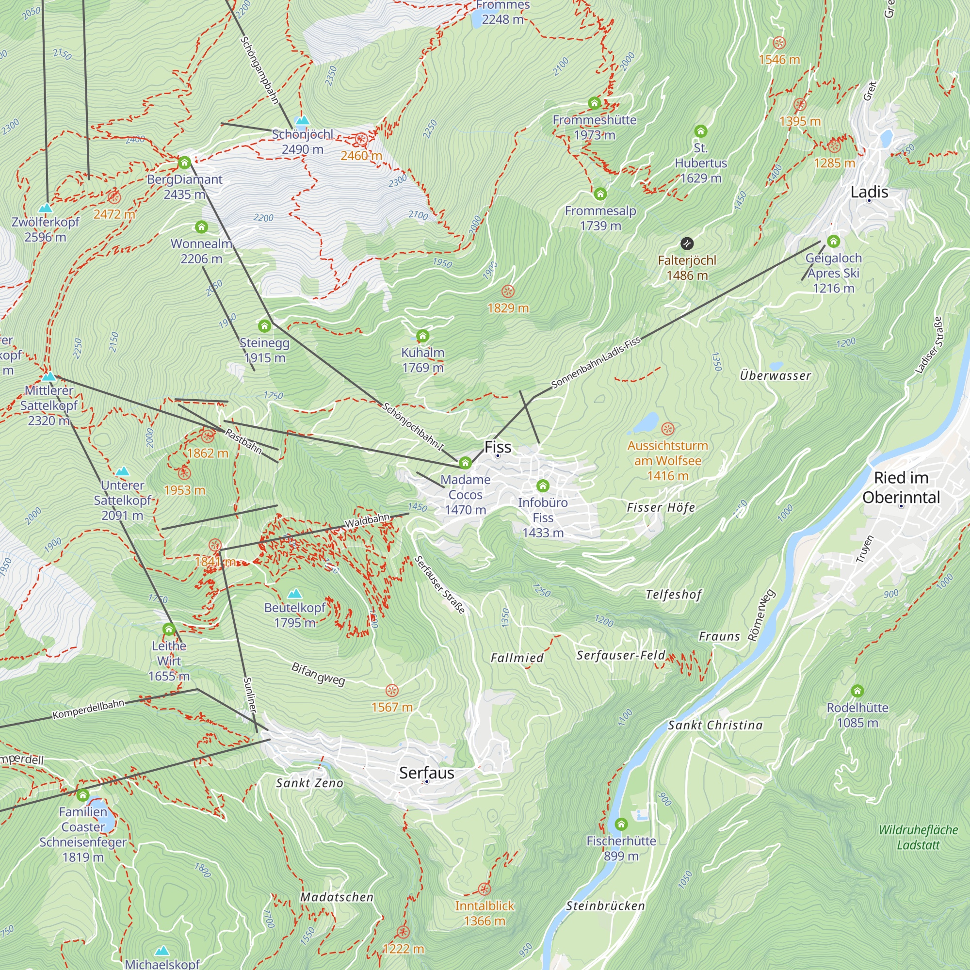 Marentalm map