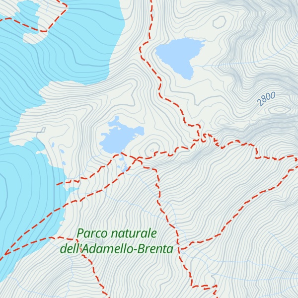 Map of Cima Pozzoni