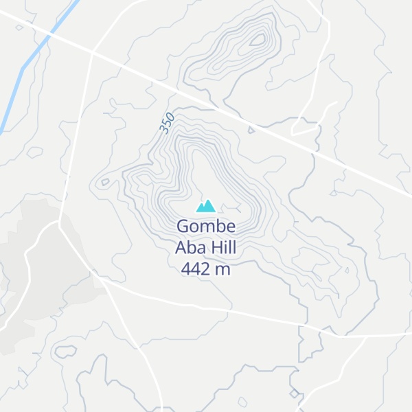 Map of Gombe Aba Hill