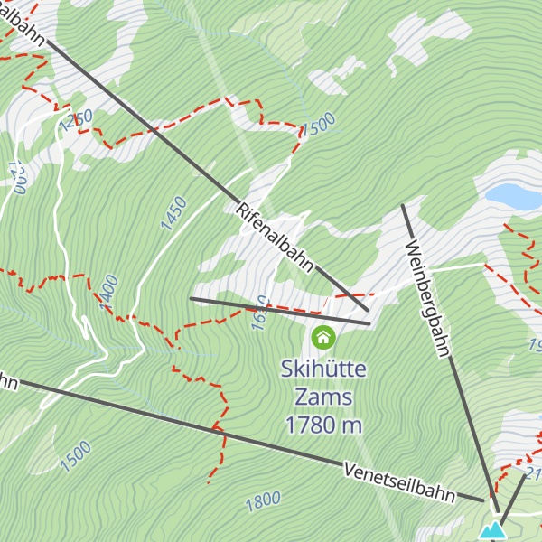 Map of Kappacherhütte