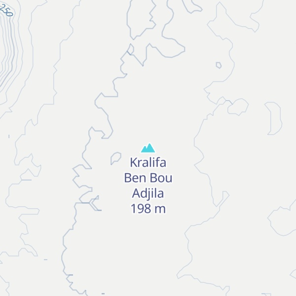 Map of Kralifa Ben Bou Adjila
