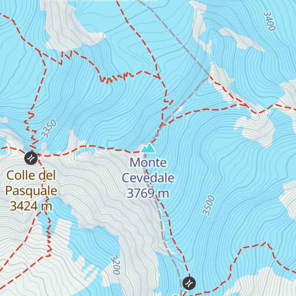 Map of Monte Cevedale