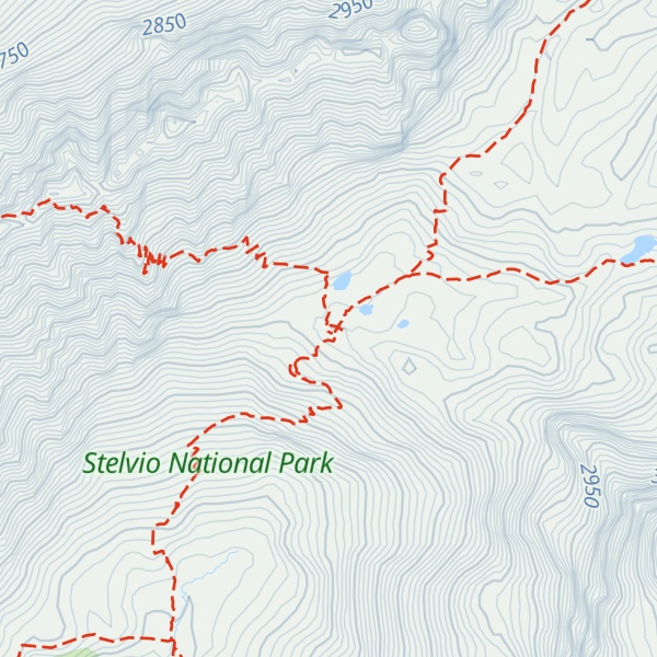Map of Düsseldorfer Hütte (Zaytalhütte) - Rifugio Serristori
