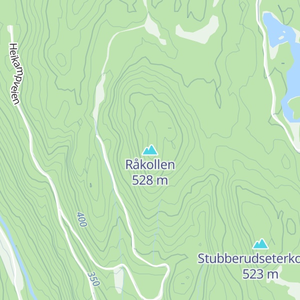 Map of Råkollen