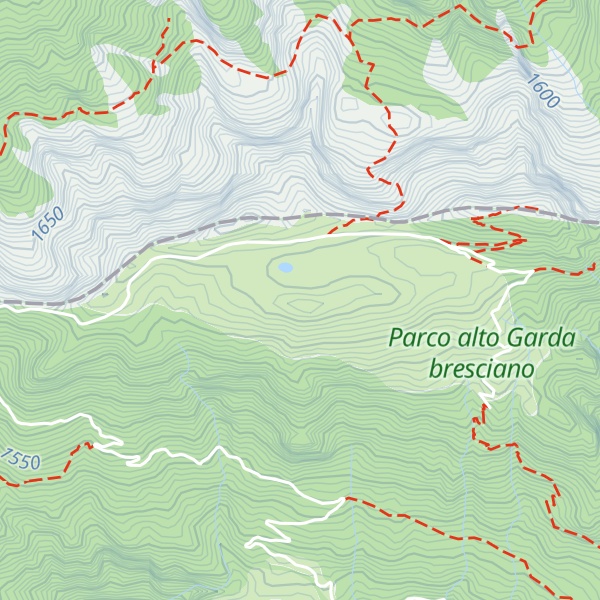 Map of Dosso delle Saette
