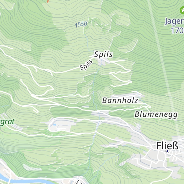 Map of Bienenhütte (Jäger)