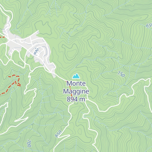 Map of Monte Maggine