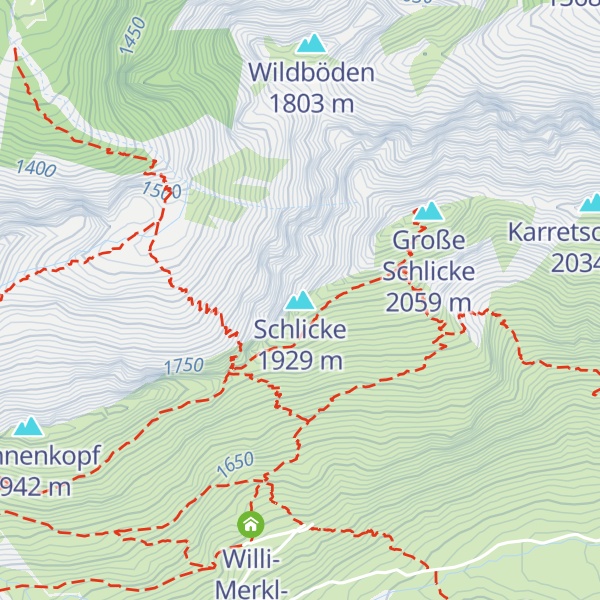 Map of Schlicke