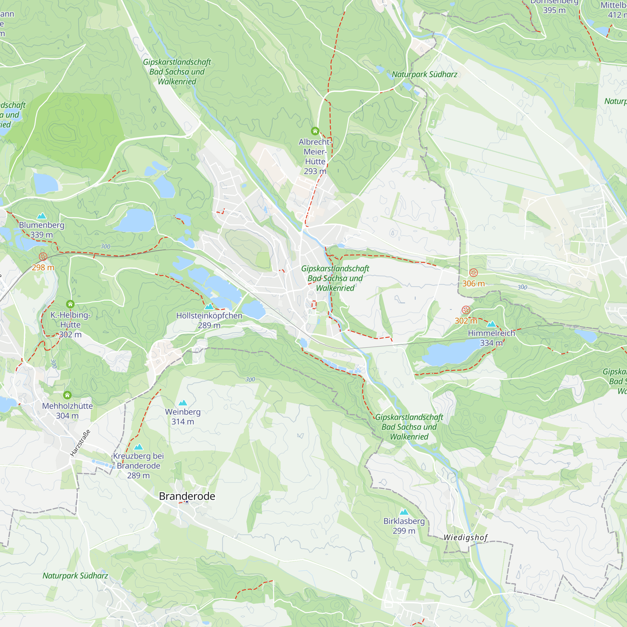 Tourist-Information Walkenried map