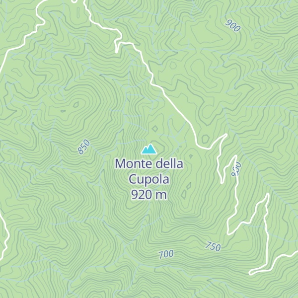 Map of Monte della Cupola