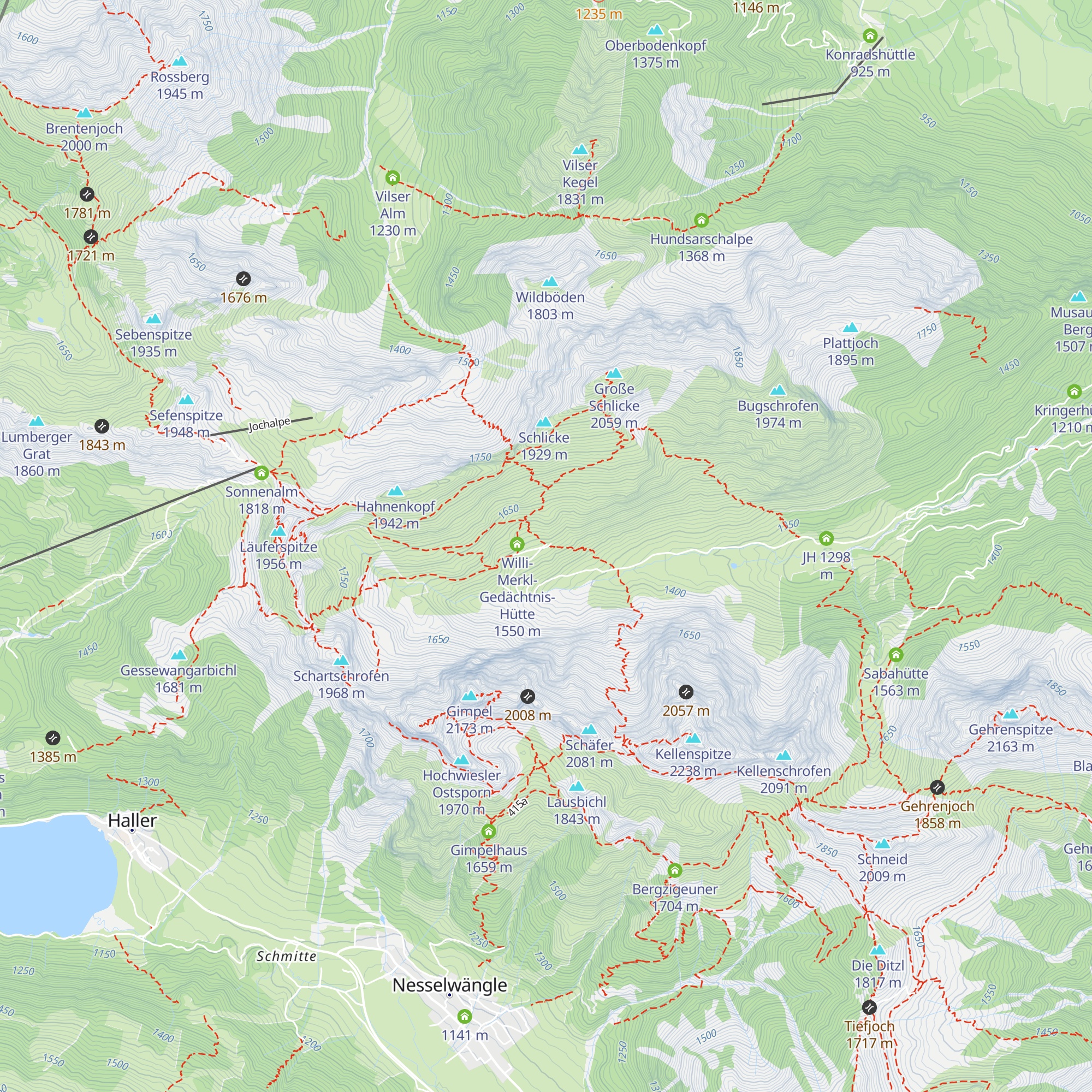 Benno-Helf-Hüttle map