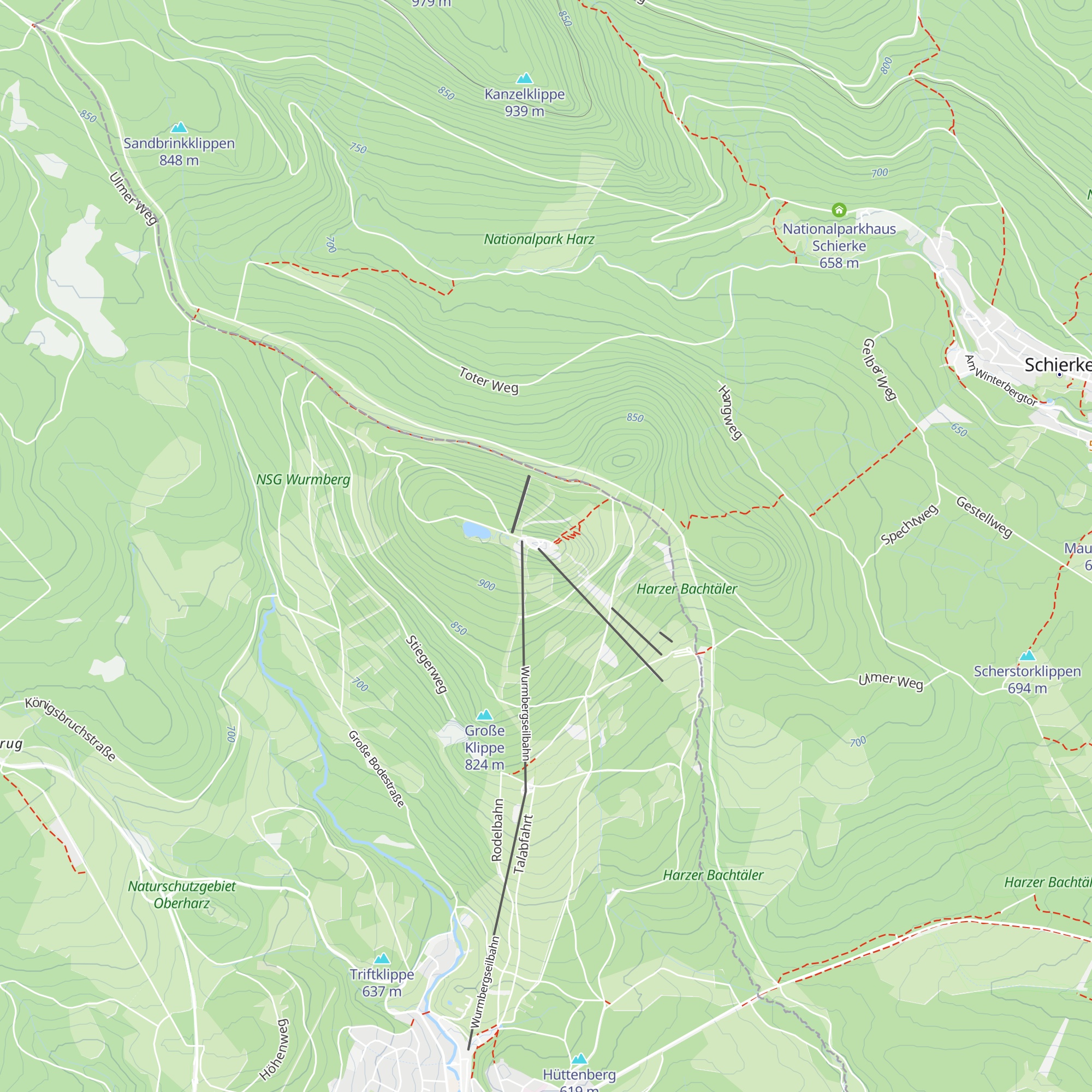Wurmbergalm map