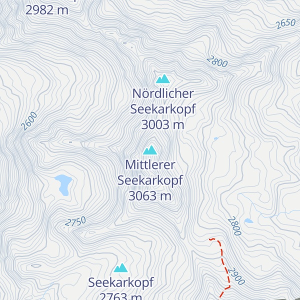 Map of Mittlerer Seekarkopf