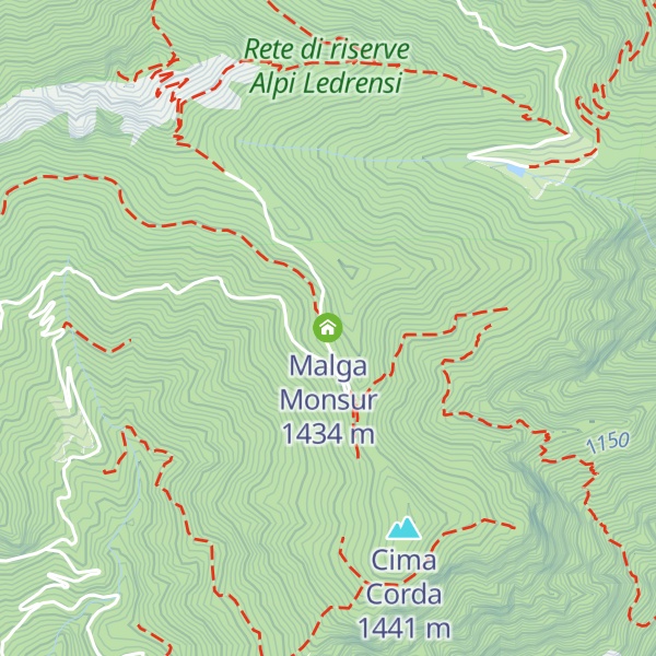 Map of Malga Monsur