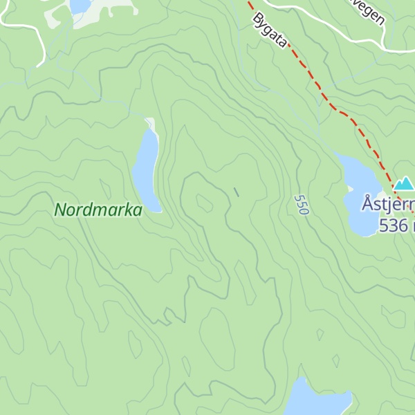 Map of Bekkehøgda