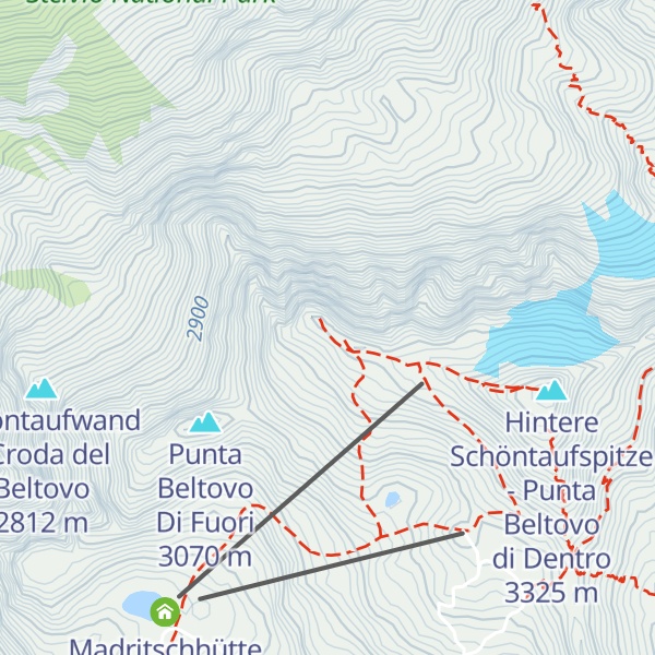 Map of Vordere Schöntaufspitze