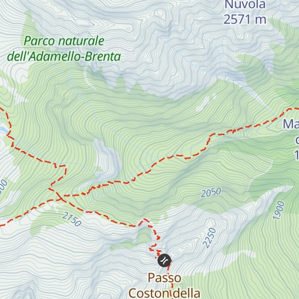Map of Malga Valletta