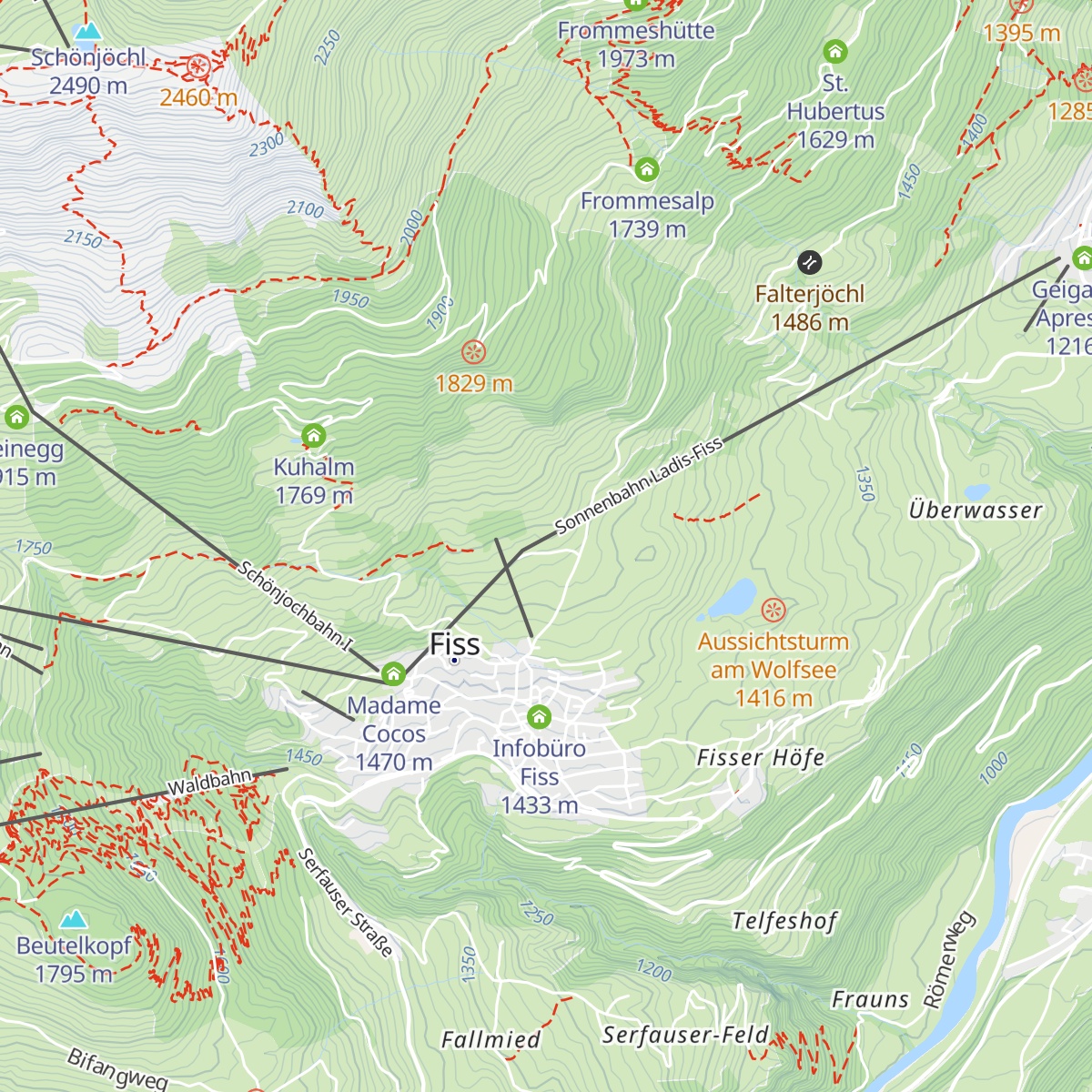 Erlebnisrestaurant Sonnenburg map